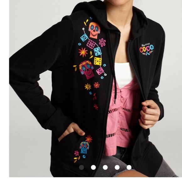 torrid Tops - NWT Her Universe Disney Pixar Coco Embroidered Hoodie Her Universe Exclusive